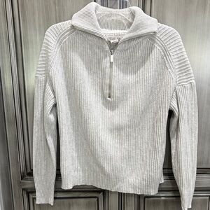 Rachel Zoe Women’s 1/4 Zip-Up Sweater - Cream